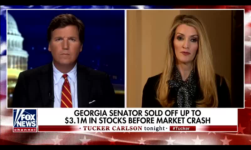 Tucker Carlson vs Kelly Loeffler Part 1