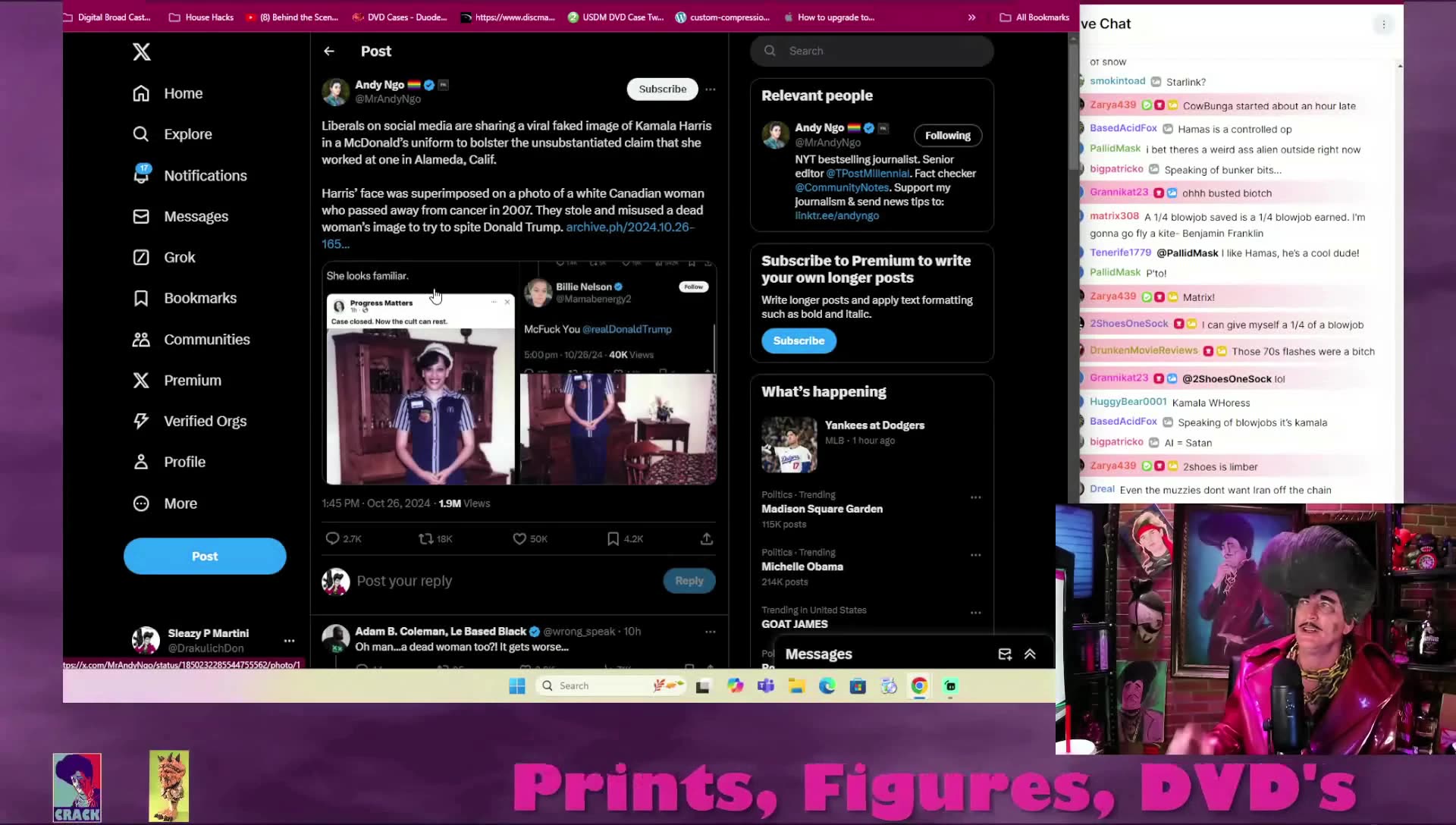 Kamala Supporters Try to Pass off Dead Womans Photo as Proof of Working at McDonalds