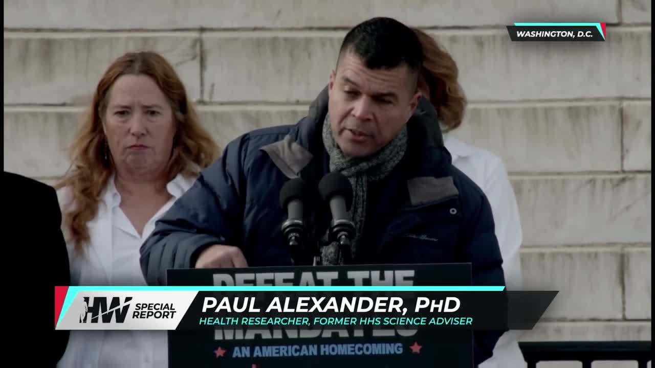 Dr. Paul Alexander - We Need to Declare the Pandemic Over | Defeat The Mandates DC