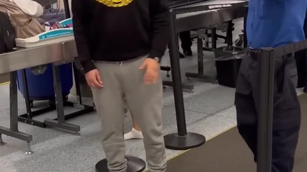 Man Gets STOPPED at The Airport! (FUNNY) #shorts