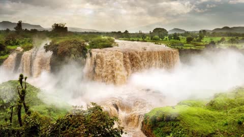 Sound of nature waterfall