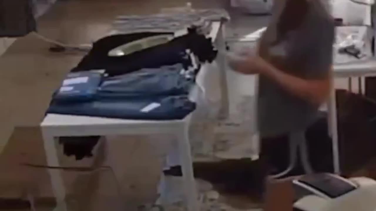 The woman missed the mark