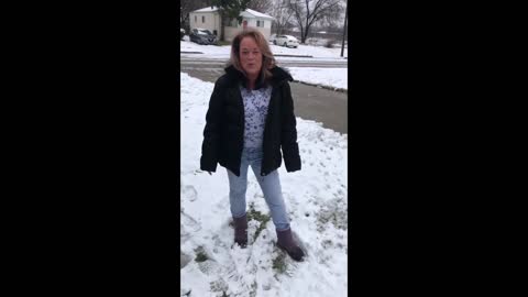 My Cousin Paula Stout's Snow Angel Video