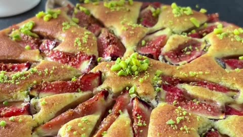 Cake aux figues et pistaches