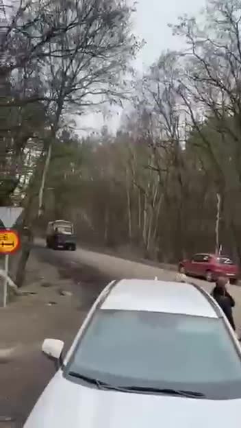 Podpora vracejích se ruských jednotek na ruském území