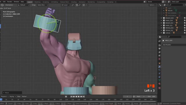 Blender Escultura He-man 10