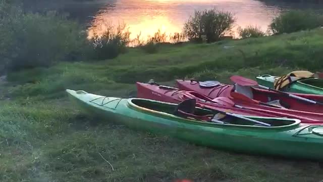 River sunset