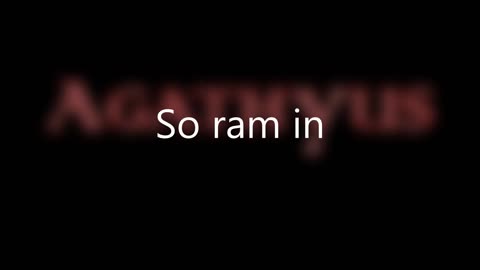 Agathyus ¬ Ram in (official lyrics¬audio)