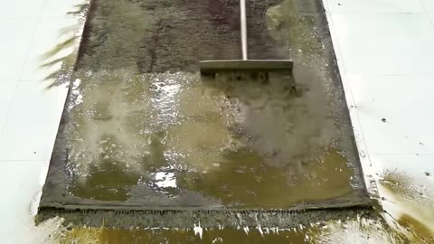 Carpet cleaning satisfying video