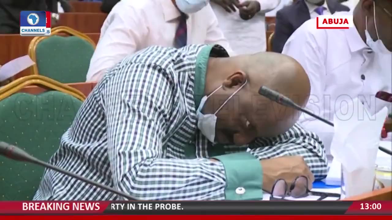 Corrupt African Politician Pretends He Passed Out To Escape Questioning