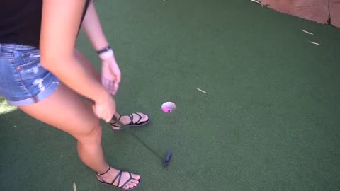 Turning woman into hot dog! 