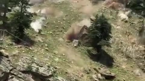 Scary Mountain Rock fall
