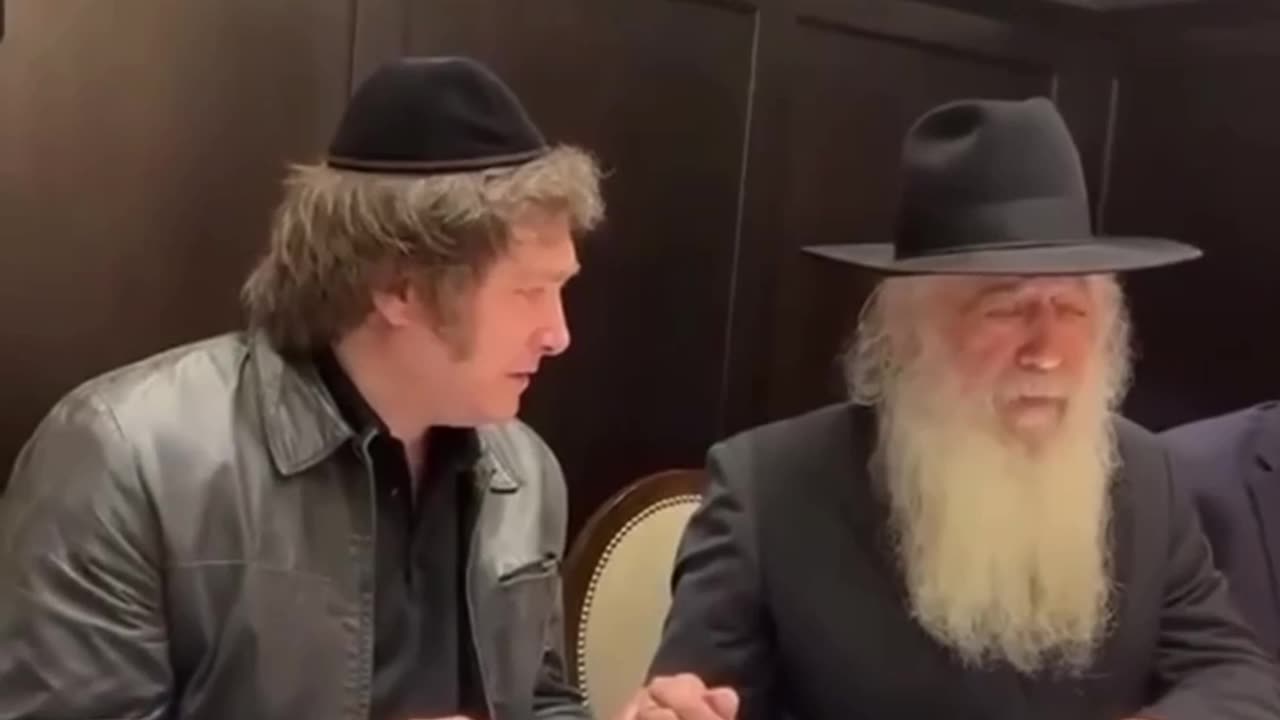 The new President of Argentina visits Rabbi David Hanania Pinto