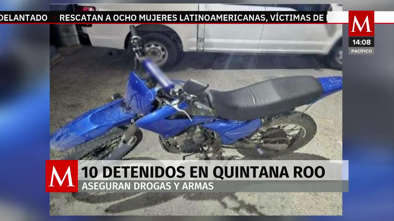 Fuerzas de seguridad detienen a 10 presuntos delincuentes en Quintana Roo