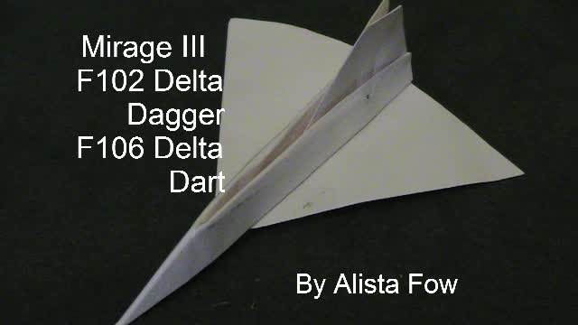 Paper Aircraft - Mirage III