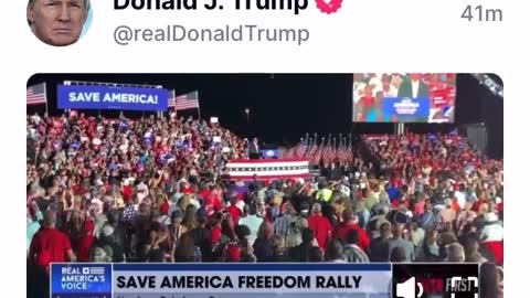 National anthem sung by MAGA Patriots