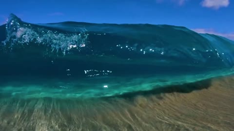 The Jelly-like waves are so beautiful # Healing scenery # Travel Big player #