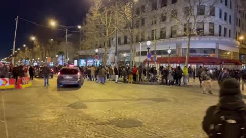 Paris, more teargassing tonight "this is for your health"