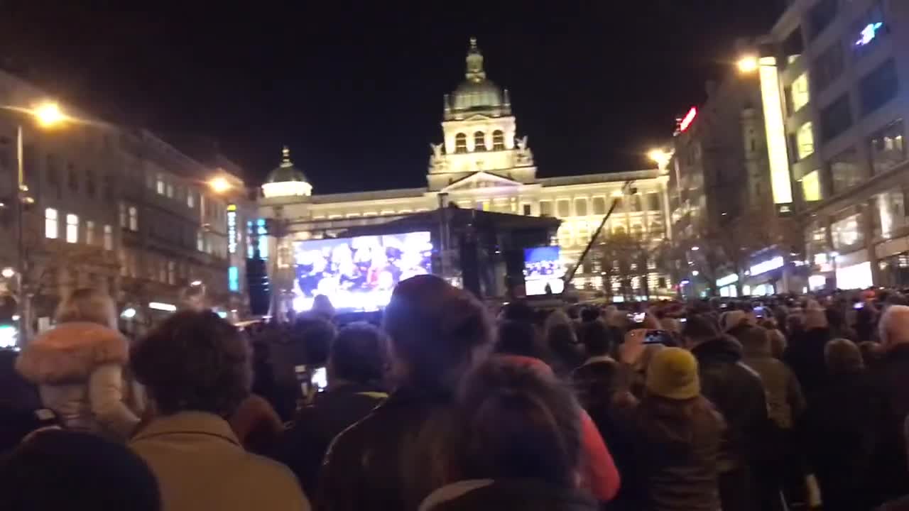 Today at #Prague thousands of people came to support #Ukraine