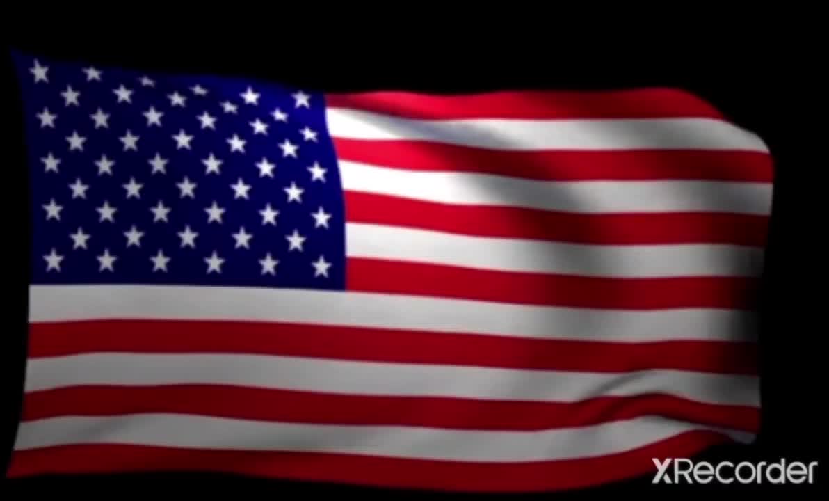 10 SECONDS OF THE USA FLAG WAVING!