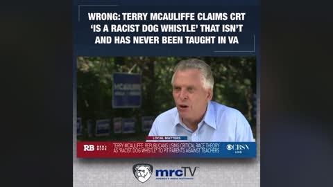 No CRT taught in VA, wrong! Dem leaders don’t mind lying