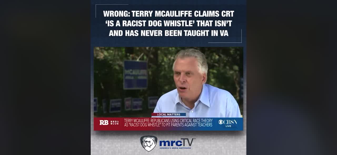 No CRT taught in VA, wrong! Dem leaders don’t mind lying