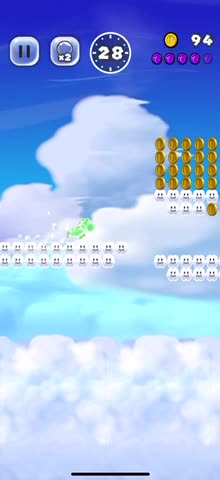 Mario Run 3-2 All Purple Coins