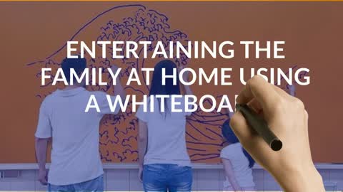 How To Entertain the Family in your home Using a Whiteboard Painted Wall