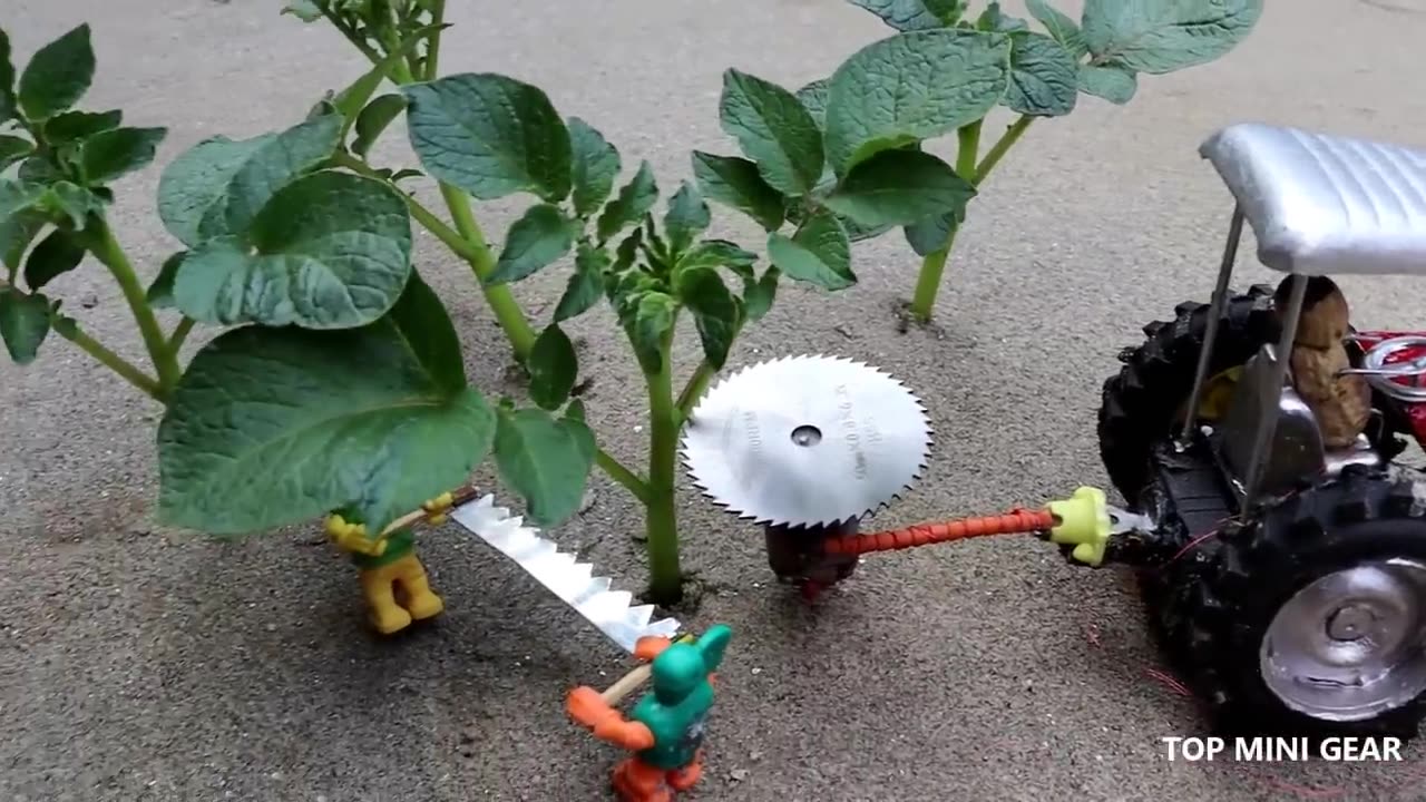 Top The Most Creatives Science projects#7 Sunfarming! diy mini tractor plough machine