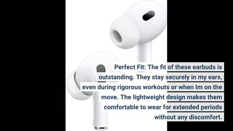 Apple AirPods Pro (2nd Gen) Wireless Earbuds, Up to 2X More Active Noise Cancelling, Adaptive T...