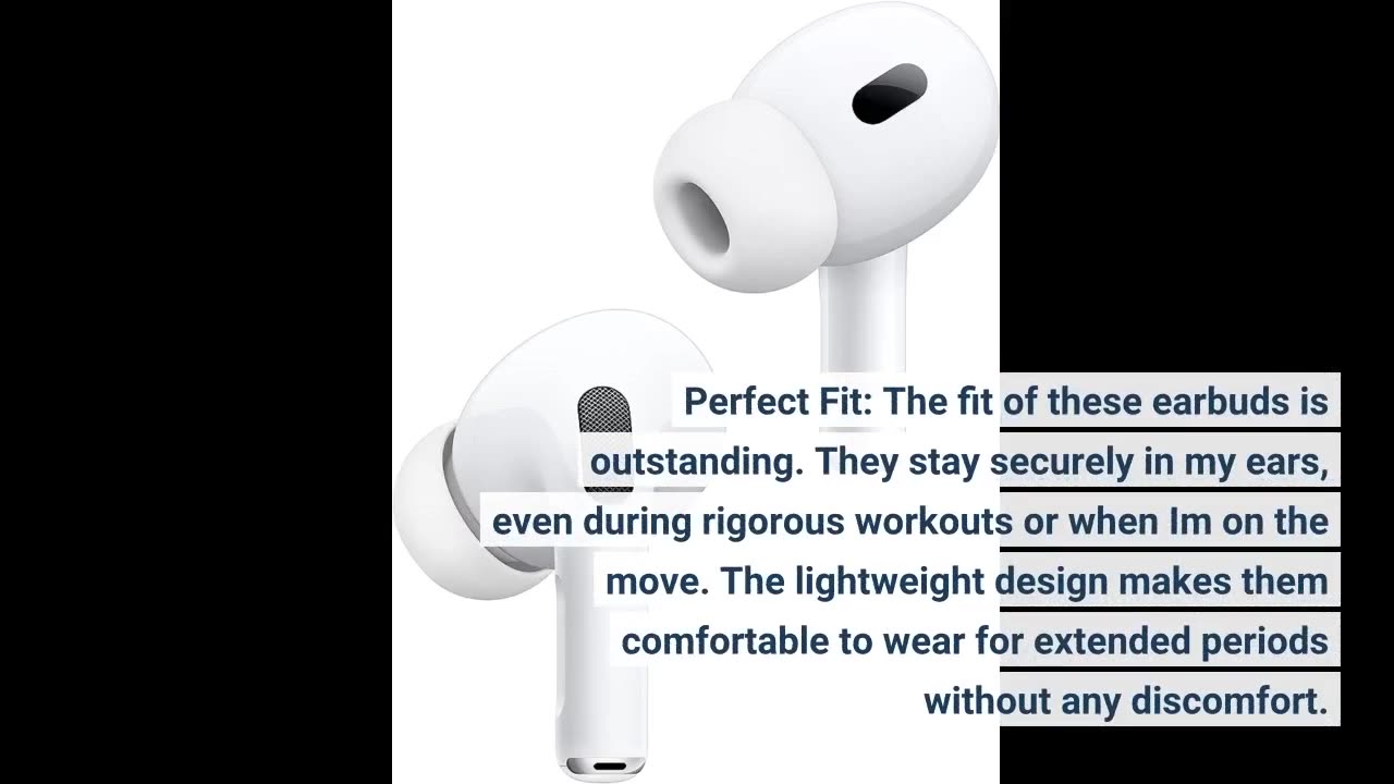Apple AirPods Pro (2nd Gen) Wireless Earbuds, Up to 2X More Active Noise Cancelling, Adaptive T...