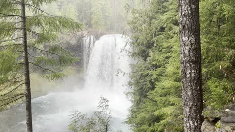 ENJOY the Peace & Quiet of Koosah Falls 2 – McKenzie River – Central Oregon – 4K
