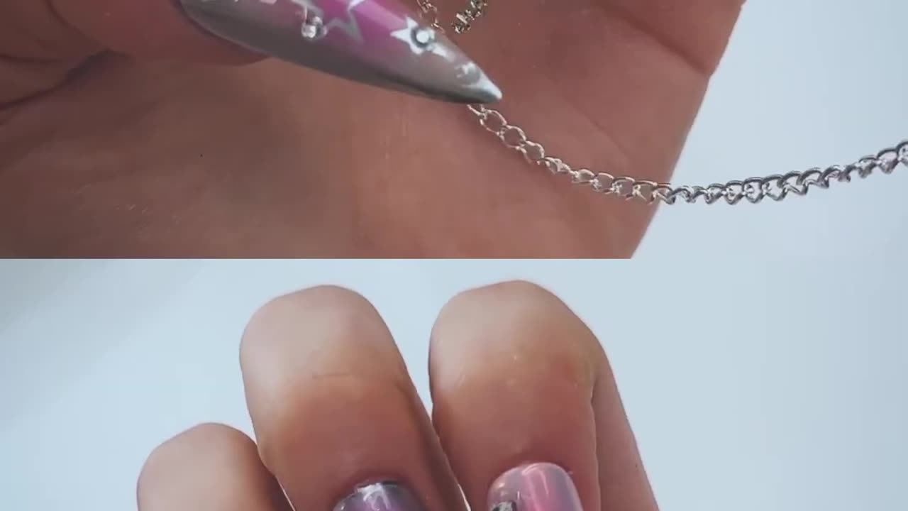 nail art by @KrystalOh inspired by #LISAs New Woman ft. @rosalia #LISAxNewWoman