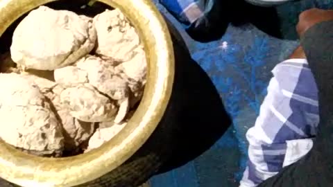 Chapati made village inside 😋 food
