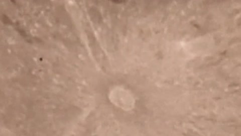 Large Craft Casts A Shadow Across The Lunar Surface 23/8/21