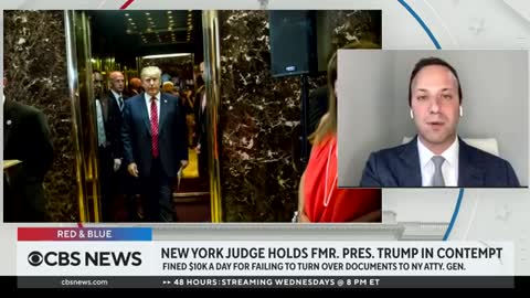 New York judge holds Trump in contempt of court