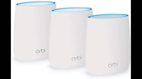 Review: ---NETGEAR Orbi Ultra-Performance Whole Home Mesh WiFi System - WiFi router and two sat...