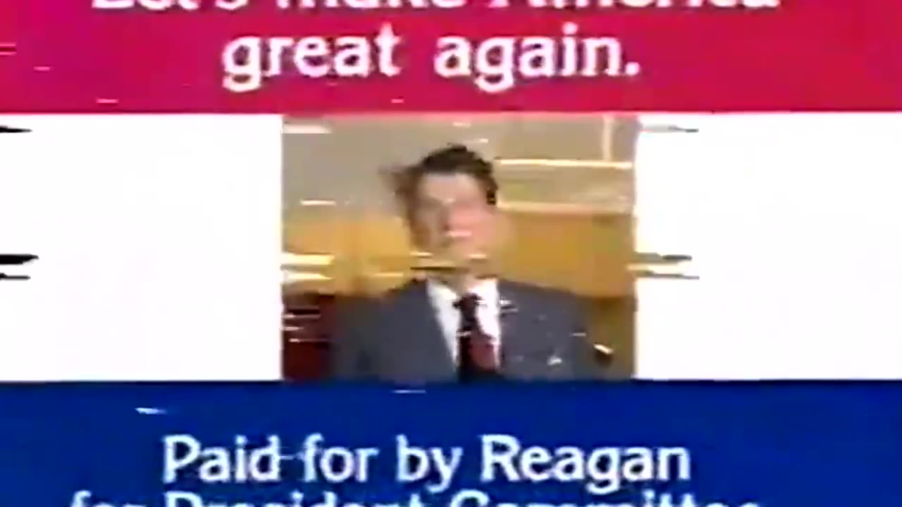 Ronald Reagan - make America great again 1980 presidential campaign