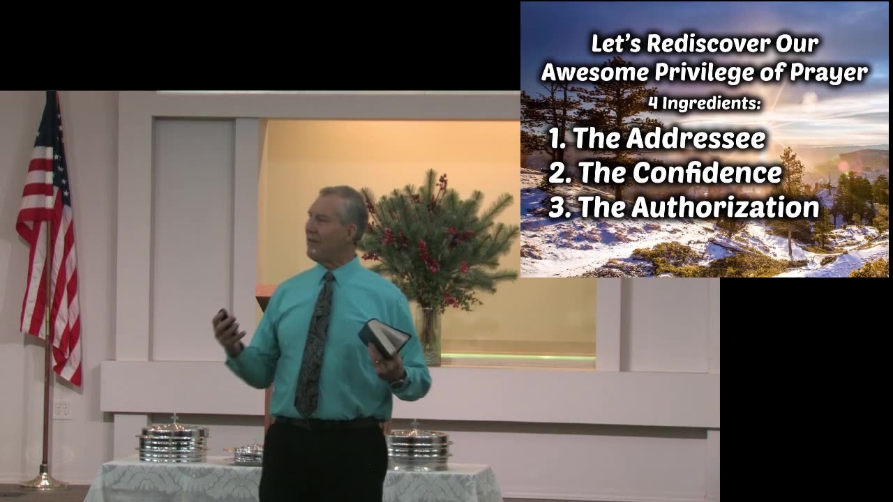 Let's Rediscover Our Awesome Privilege of Biblical Prayer - Message Only