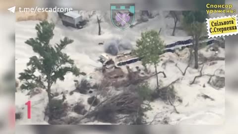 FPV drone strikes an Ivan that was too slow to outrun his fate.