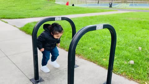 Kids playing in park