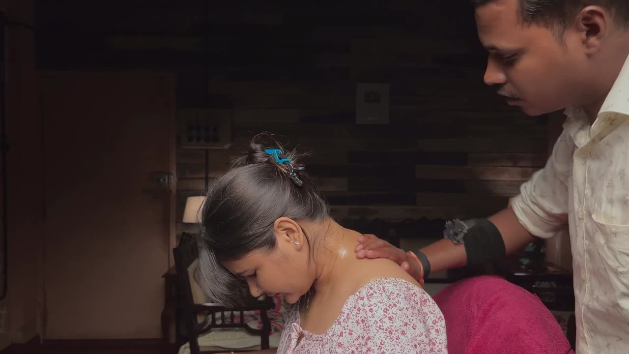 The Most Relaxing Massage Video for Sleep Therapy _ Indian Massage