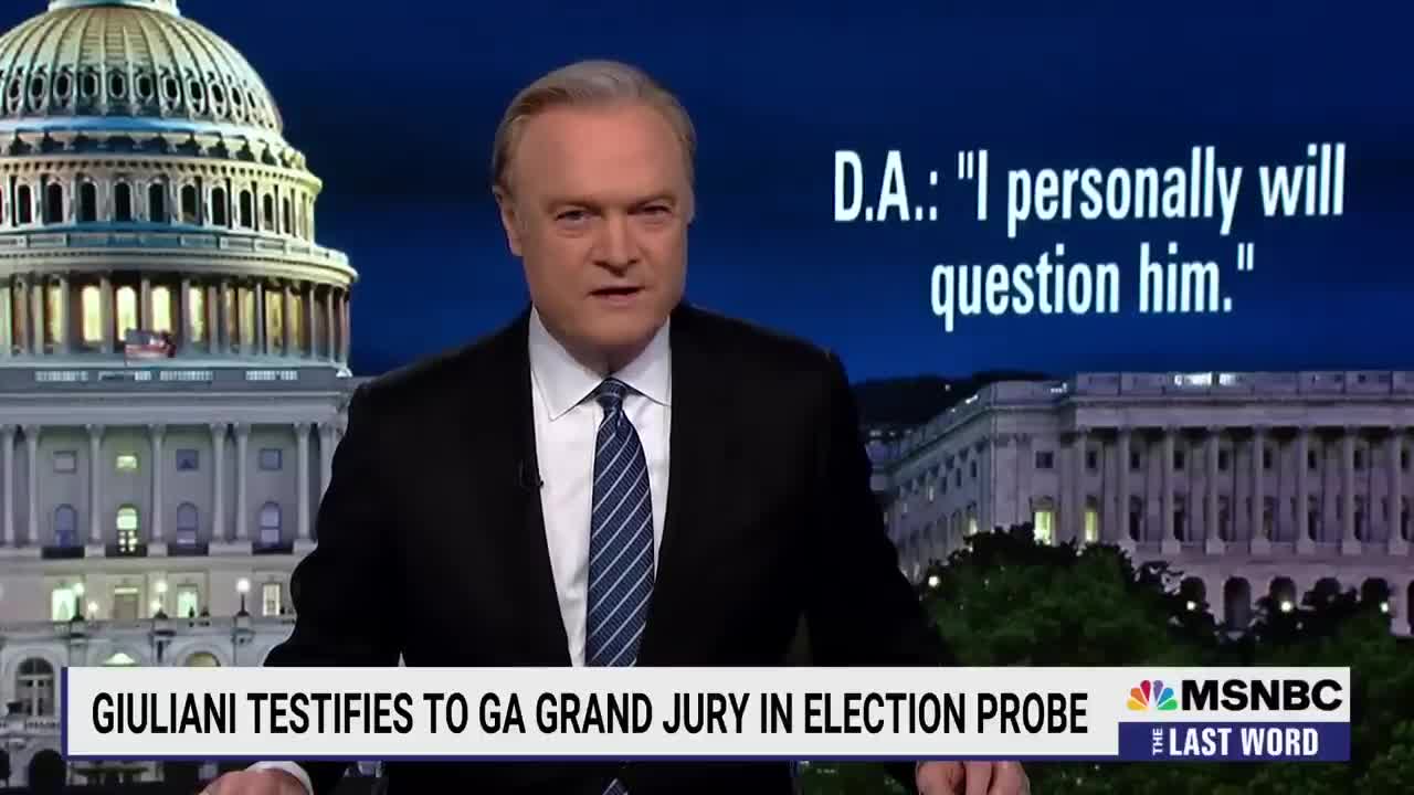 Lawrence: Giuliani's GA Grand Jury Appearance Should Terrify Trump