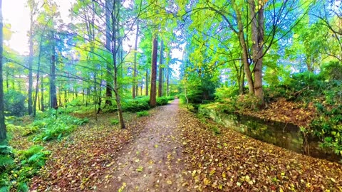 Belsay Hall Castle and grounds walk with me