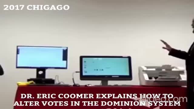 Eric Coomer Explains How To Alter Votes In The Dominion Voting System