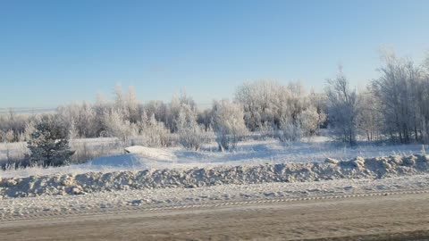 Ride on a frosty morning.