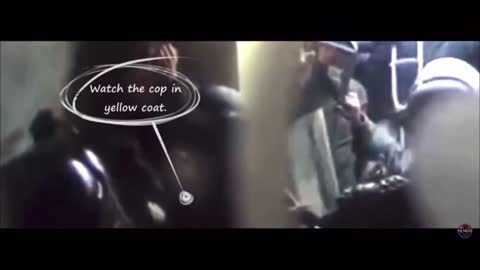 DC Cops Brutalizing a Terrified Protester in a Corner on January 6th.