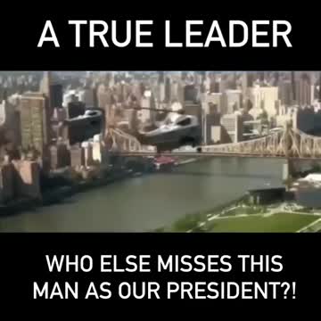 SOON HE WILL BE BACK IN THE OVAL OFFICE.