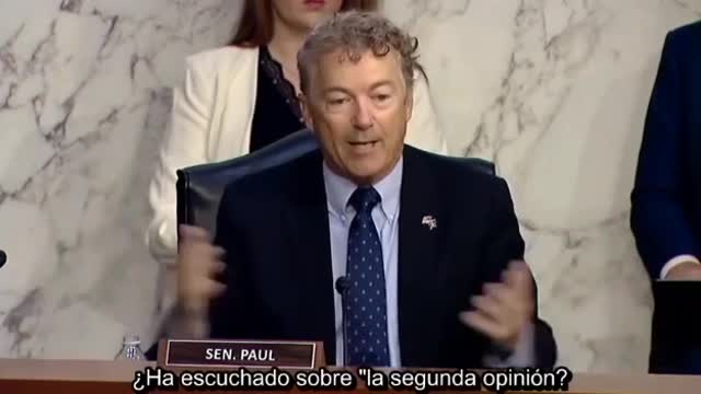 Senador EEUU Rand Paul cuestiona a Secretario de Salud y Servicios Humanos, Xavier Becerra