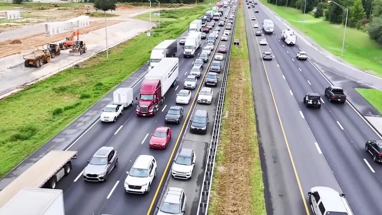 Floridians Evacuate Ahead Of Hurricane Milton